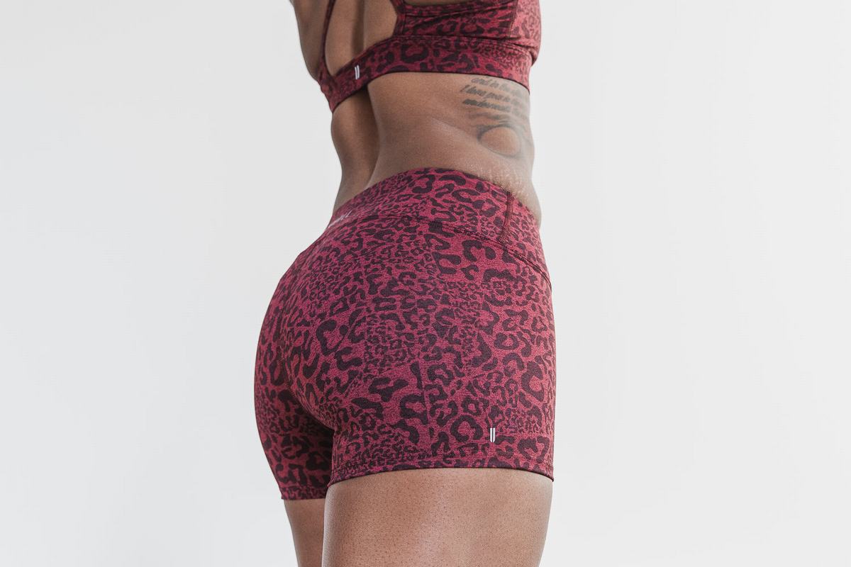 Nobull 2'' Plush Heather Shorts Dam Leopard | OC0546731