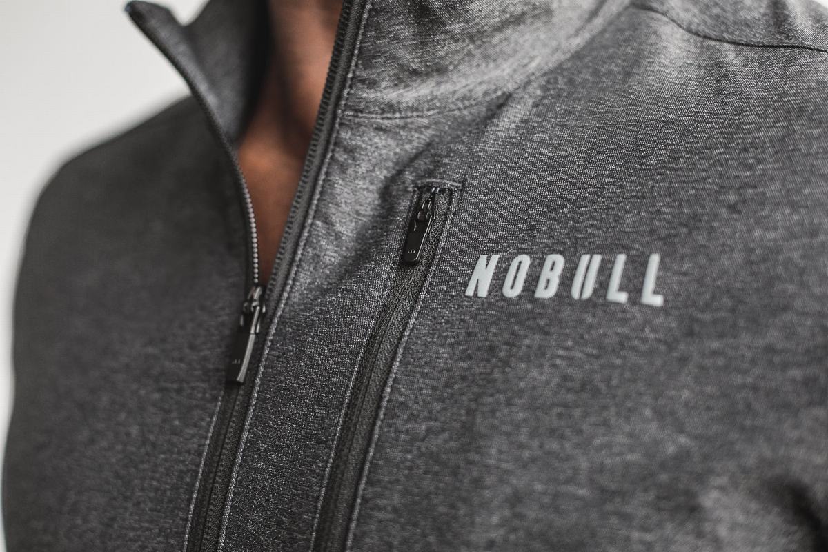 Nobull 4-way Stretch Woven Jacka Herr Mörkgrå | FS4083261