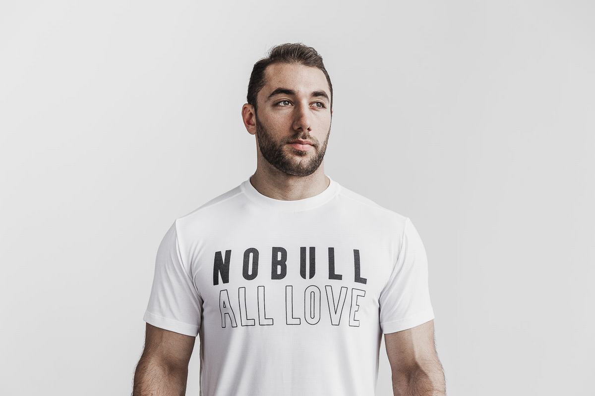 Nobull All Love T-Shirt Herr Vita | WC5810473