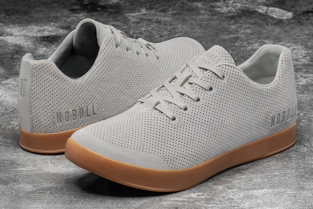 Nobull Arctic Suede Trainer Skor Dam Grå Bruna | ES3209457