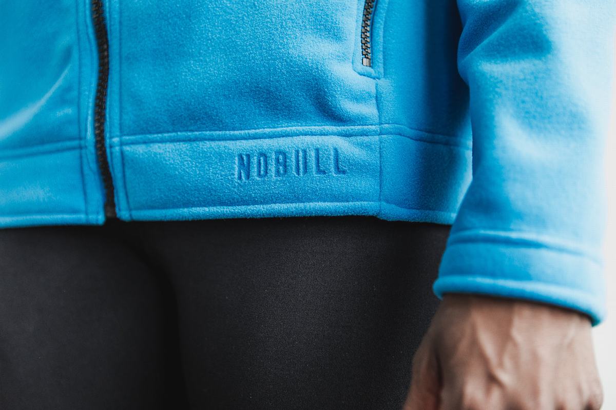 Nobull Arctic Zip-up Neon Jacka Dam Blå | SE8691340