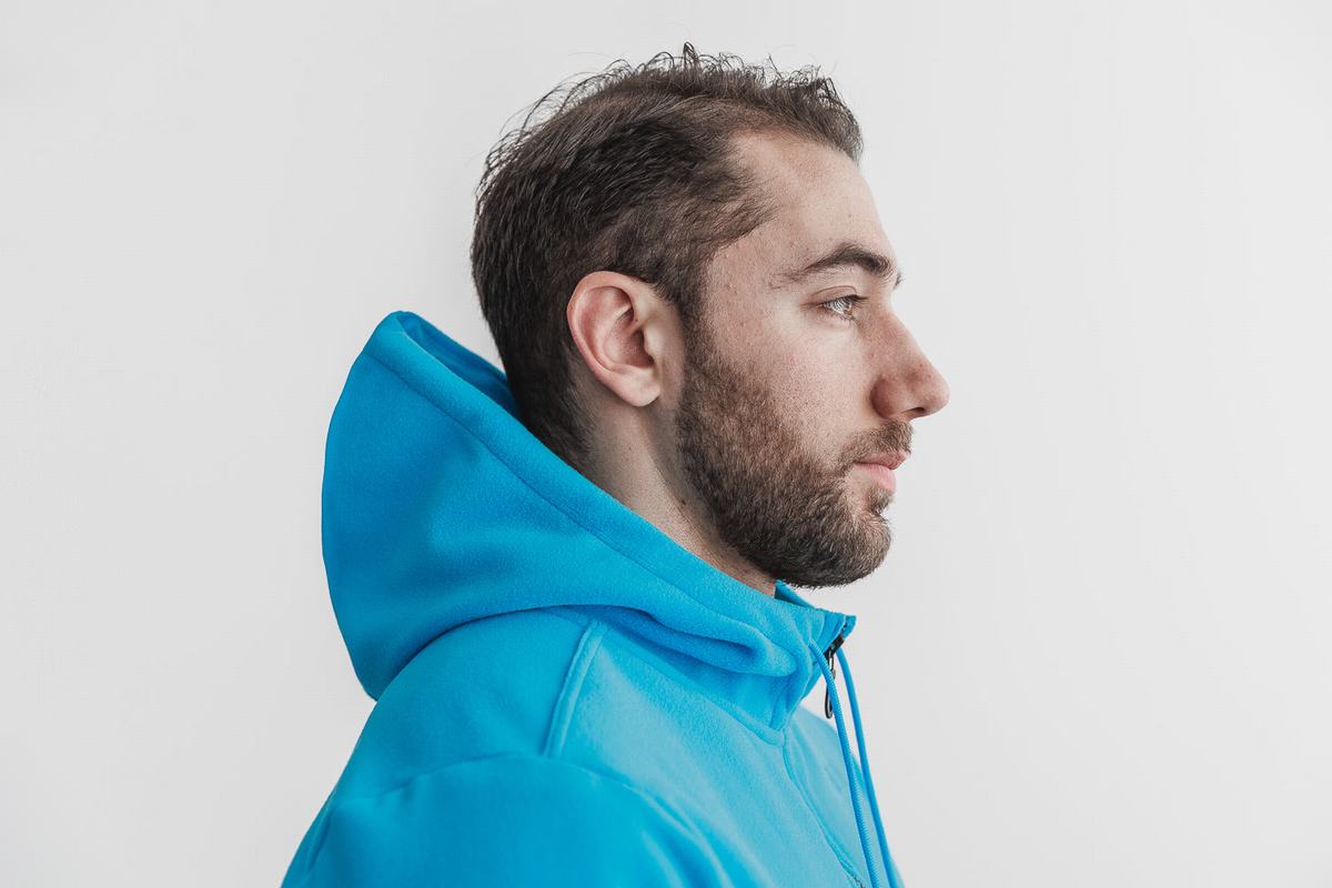 Nobull Arctic Zip-up Neon Jacka Herr Blå | BC0871326