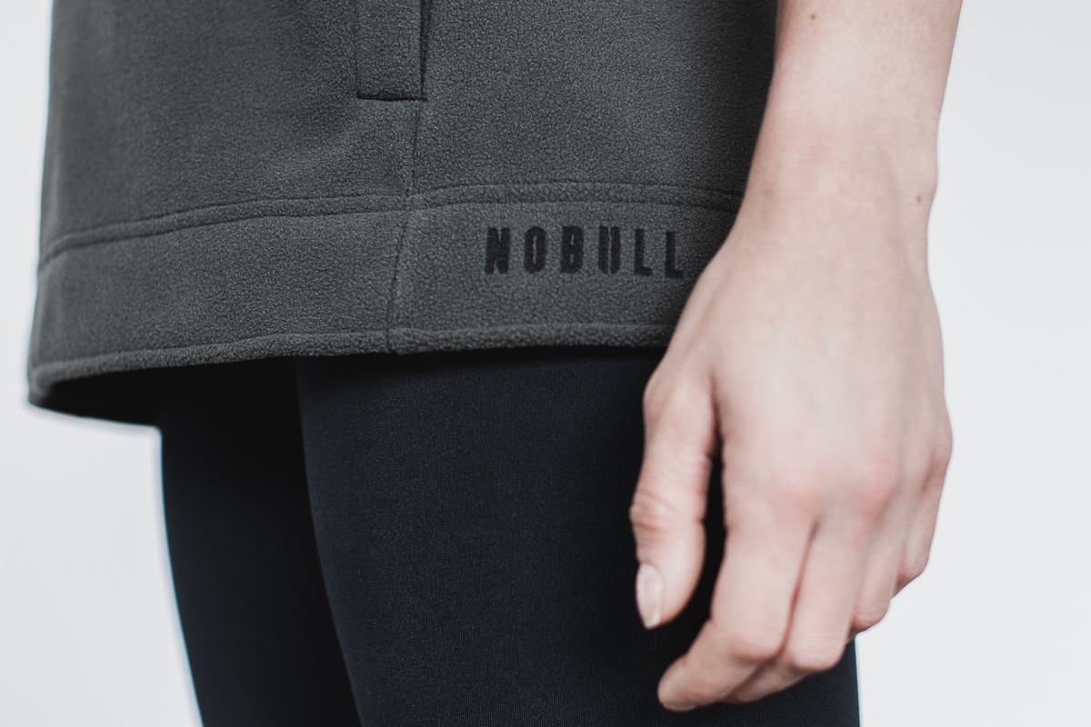 Nobull Arctic Ärmlös Cowl Tröja Dam Mörkgrå | KU9823716