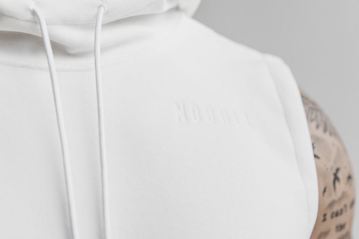 Nobull Arctic Ärmlös Tröja Herr Vita | EQ3697481