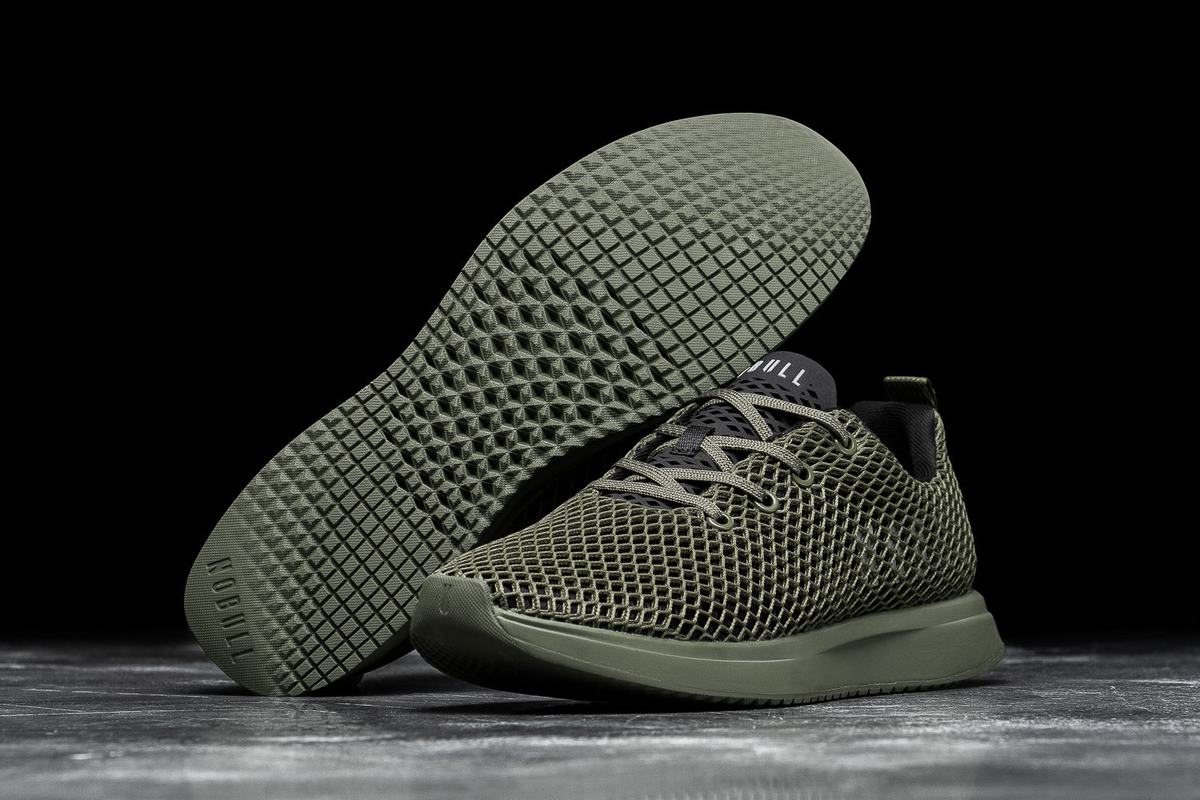 Nobull Army Mesh Runner Löparskor Dam Svarta | UL9210856