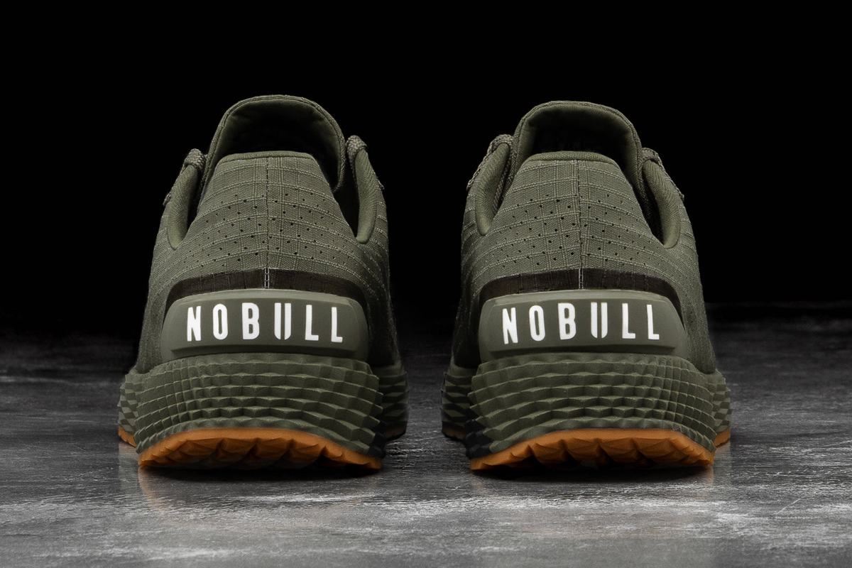 Nobull Army Ripstop Runner Löparskor Dam Olivgröna | EH0751928