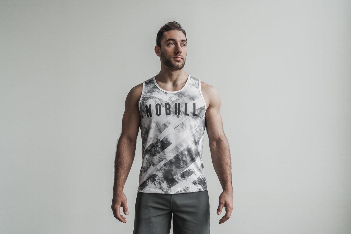 Nobull Artists For Humanity Tank Linne Herr Vita Svarta | TB6940172