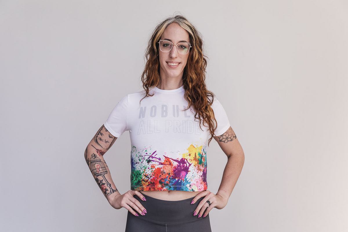 Nobull Boxy Pride Art Work T-Shirt Dam Olika Färger | IA9536872