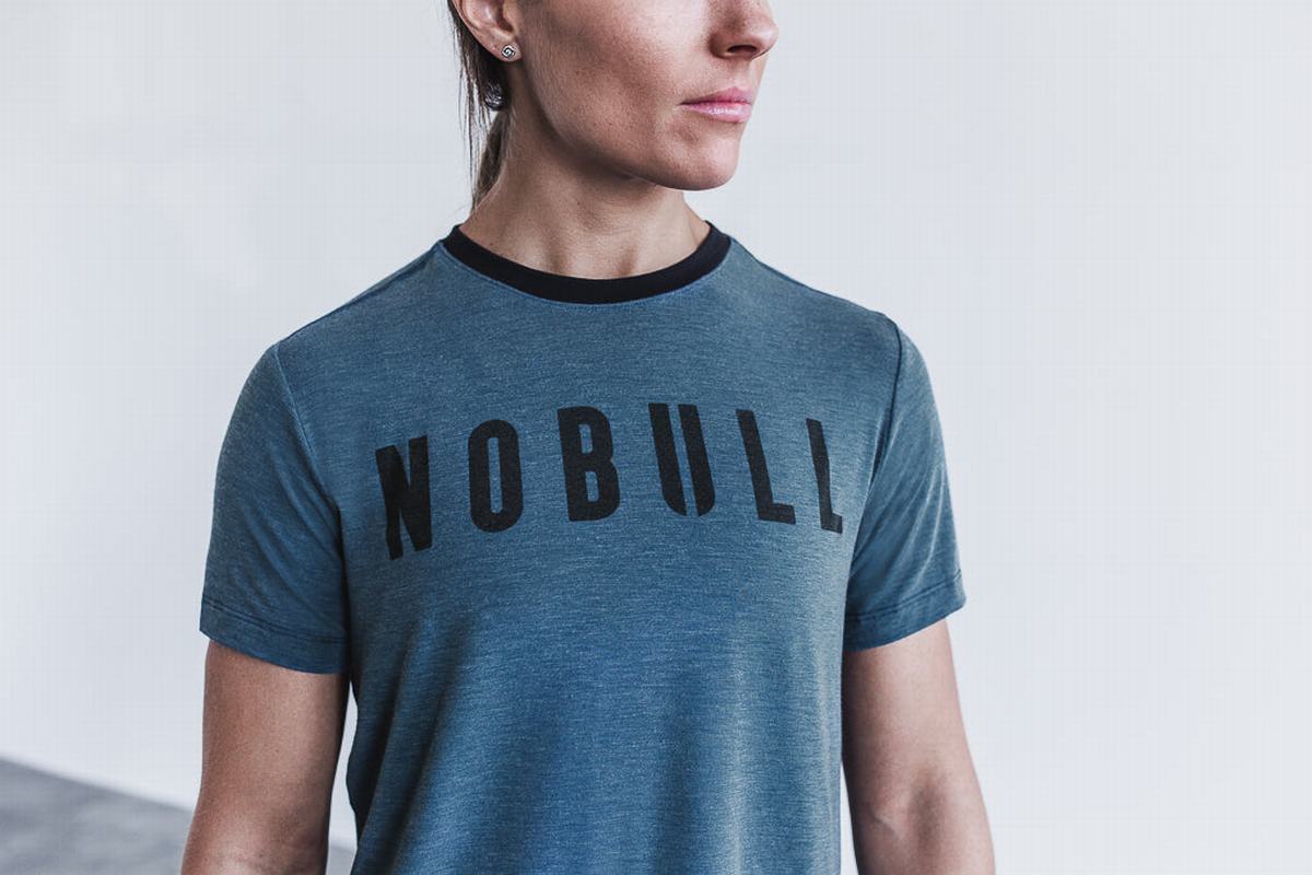 Nobull Boxy T-Shirt Dam Mörkturkos | LI7308645