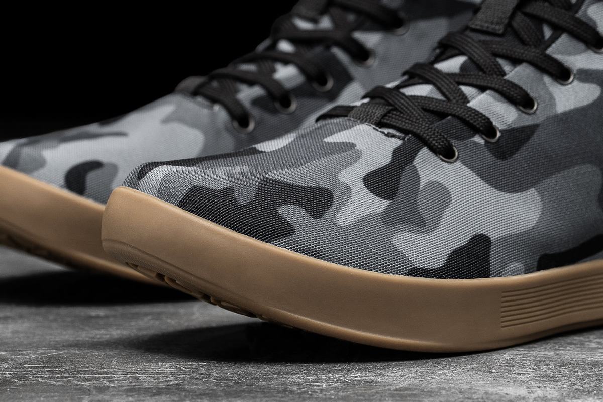 Nobull Canvas Mid Trainer Skor Dam Svarta Camo | IN3857492