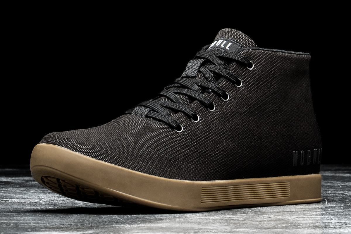 Nobull Canvas Mid Trainer Skor Dam Svarta | MI8540671