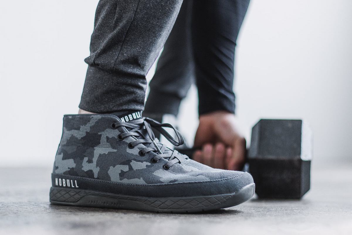 Nobull Canvas Mid Trainer Skor Herr Mörkcamo | NG8016927