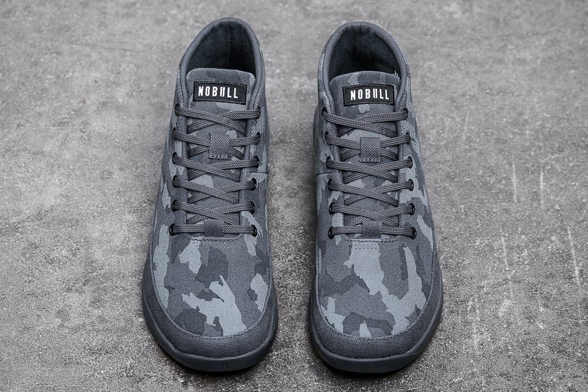 Nobull Canvas Mid Trainer Skor Herr Mörkcamo | NG8016927