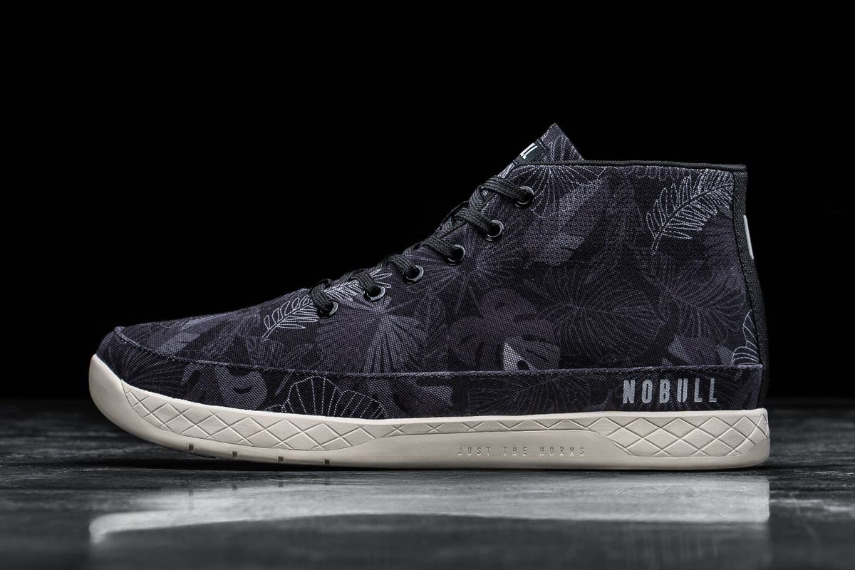 Nobull Canvas Mid Trainer Skor Herr Svarta | UE4650729