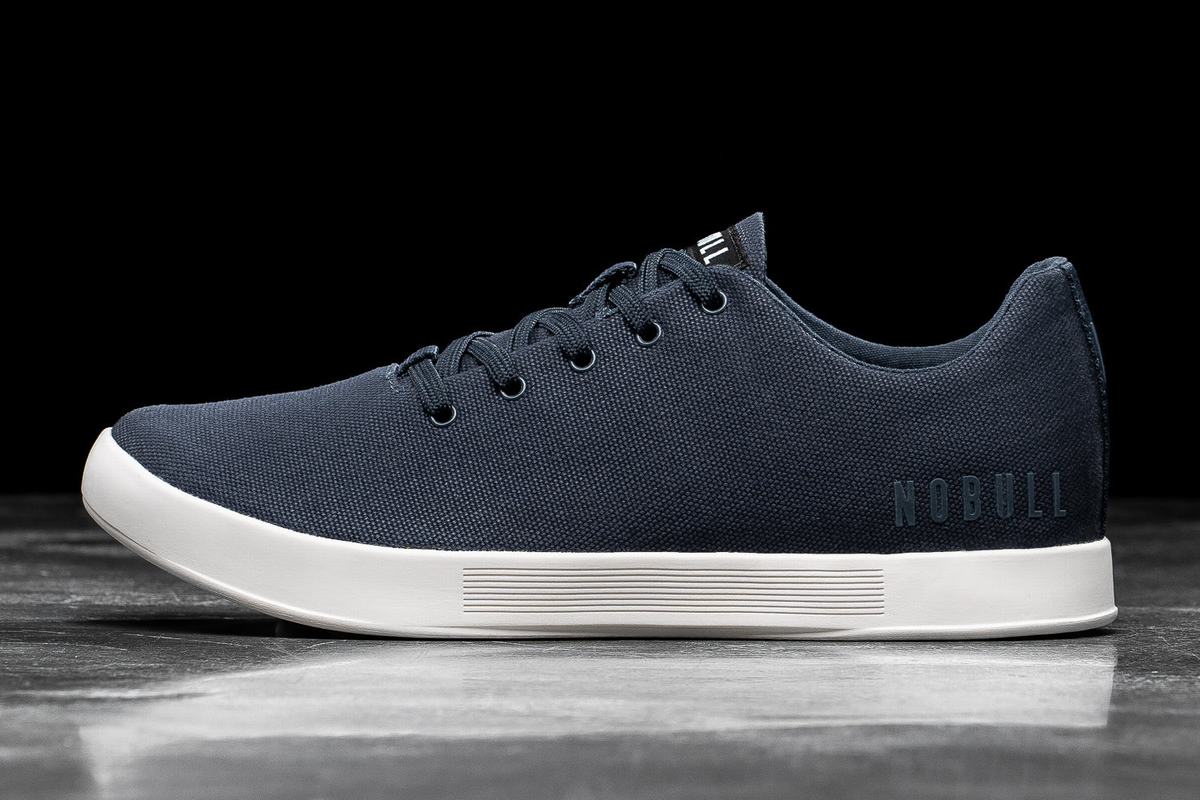 Nobull Canvas Trainer Skor Dam Marinblå Vita | AR1803765