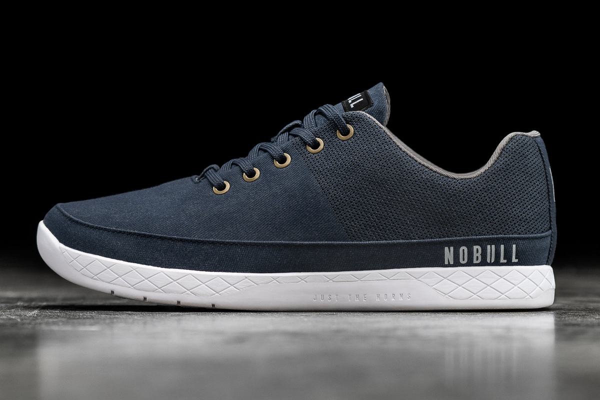 Nobull Canvas Trainer Skor Dam Marinblå | QC5189042