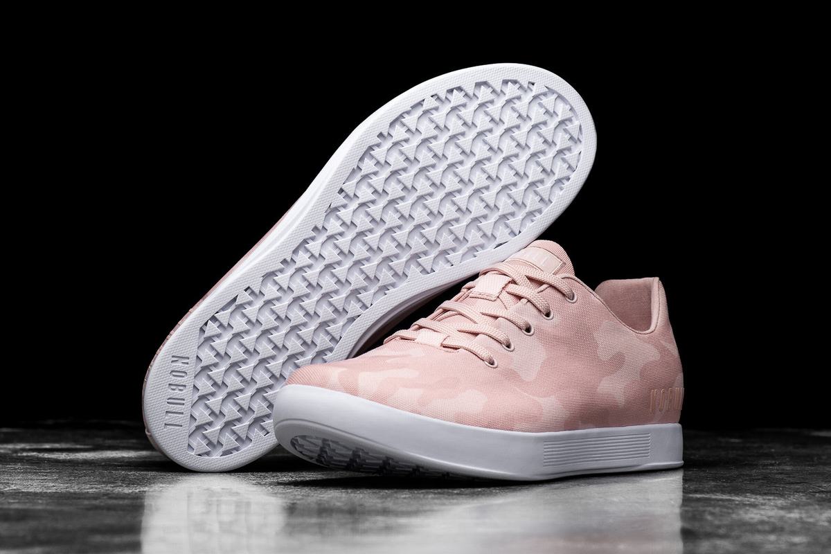 Nobull Canvas Trainer Skor Dam Rosa Camo | CO4279186