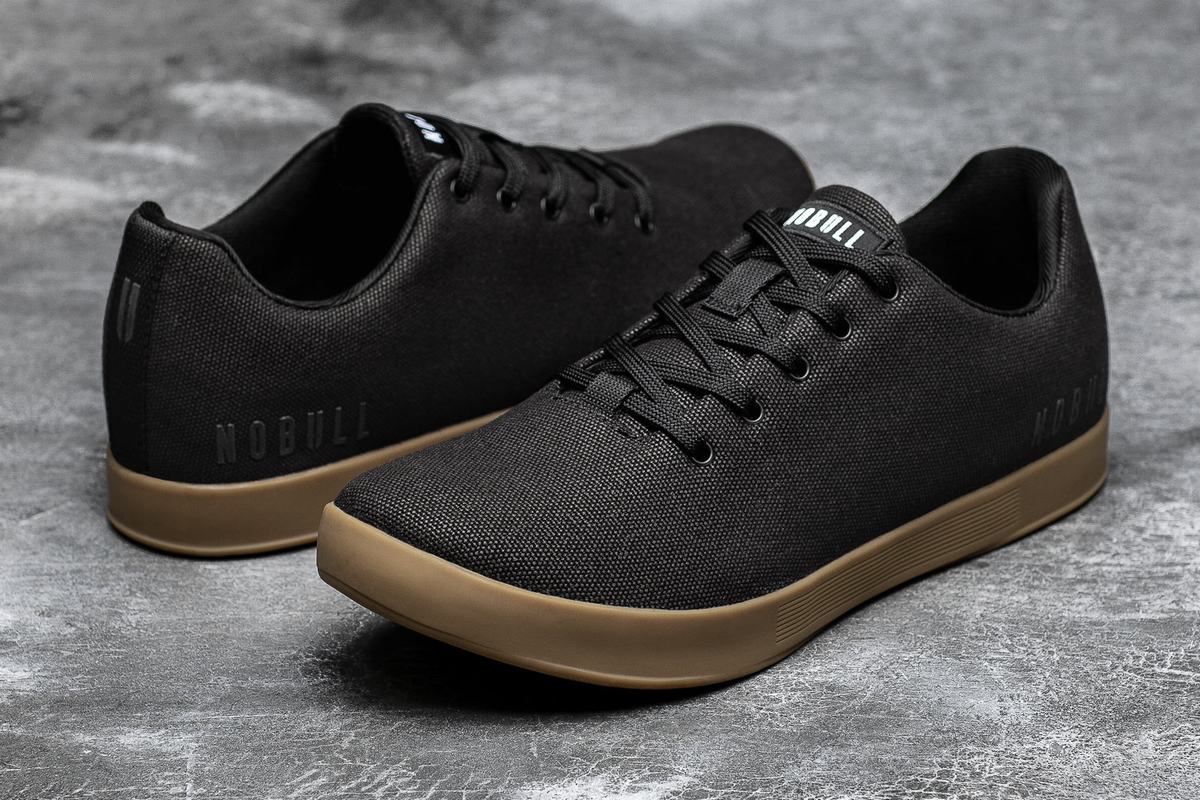 Nobull Canvas Trainer Skor Dam Svarta | OU7528036