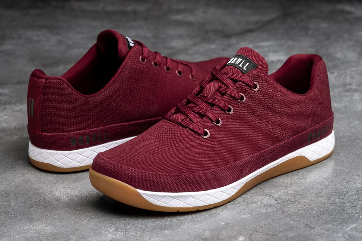 Nobull Canvas Trainer Skor Dam Vinröda | EV4086571