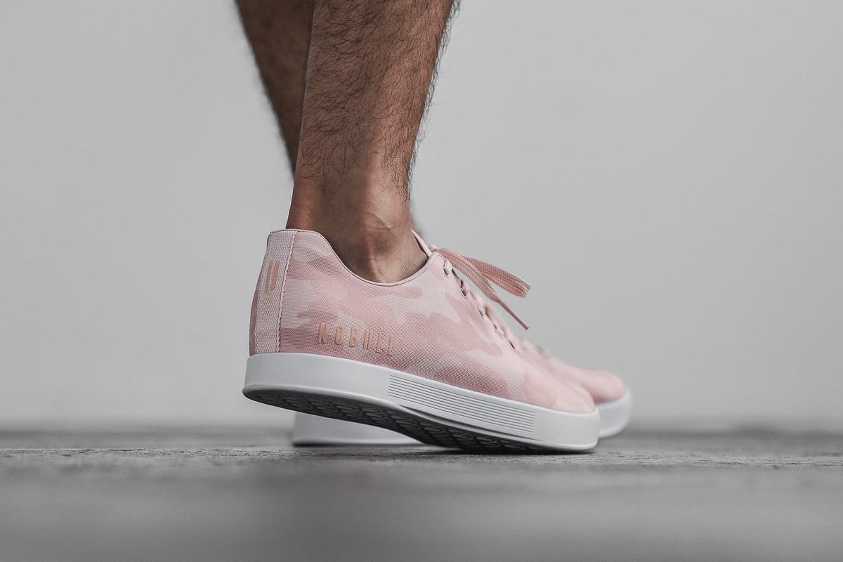 Nobull Canvas Trainer Skor Herr Rosa Camo | ZJ2935418