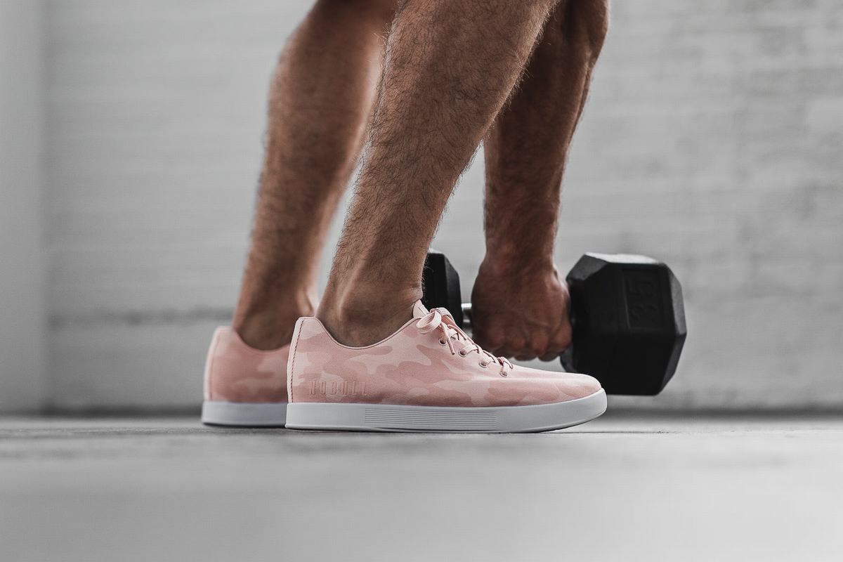 Nobull Canvas Trainer Skor Herr Rosa Camo | ZJ2935418