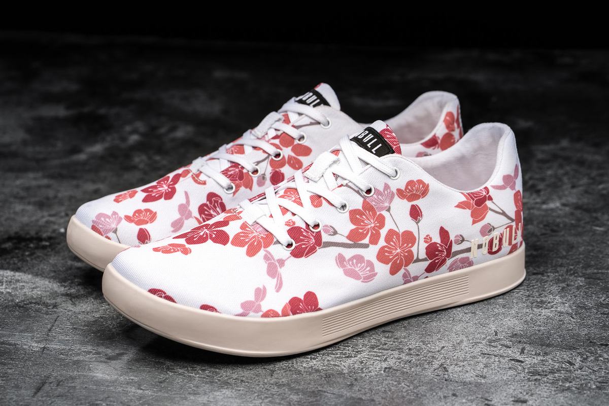 Nobull Canvas Trainer Skor Herr Vita Rosa | RO4582910