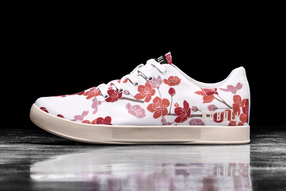 Nobull Canvas Trainer Skor Herr Vita Rosa | RO4582910