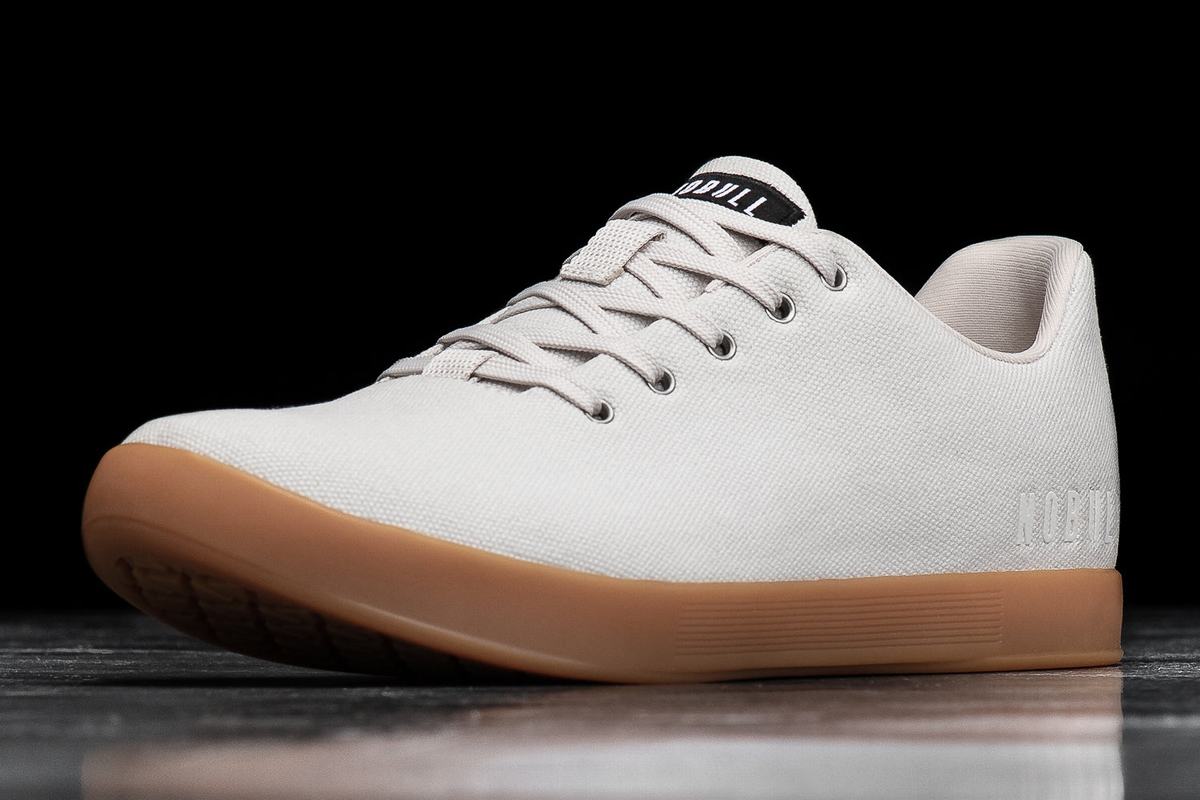 Nobull Canvas Trainer Skor Herr Vita | TO1679845