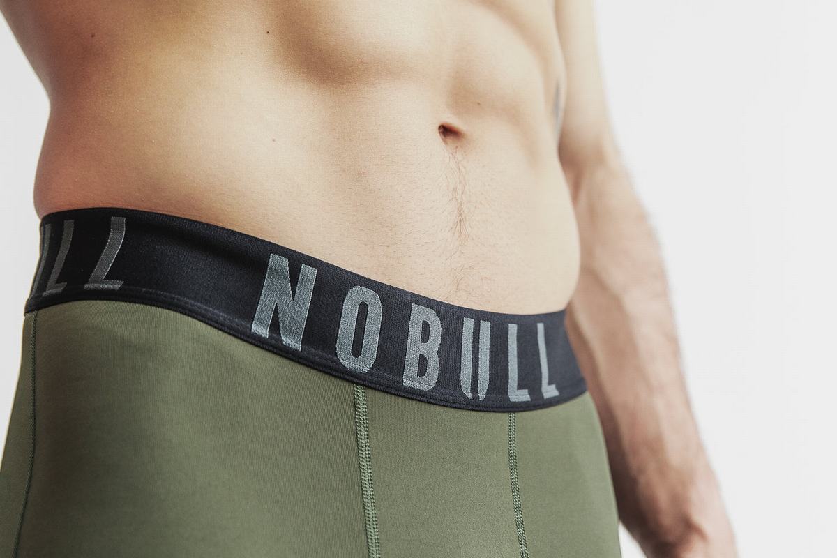 Nobull Compression Strumpbyxor Herr Gröna | TU9648203