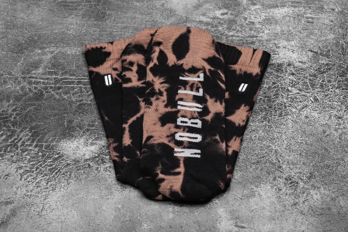 Nobull Crew Tie-Dye Strumpor Dam Svarta | OH3470629