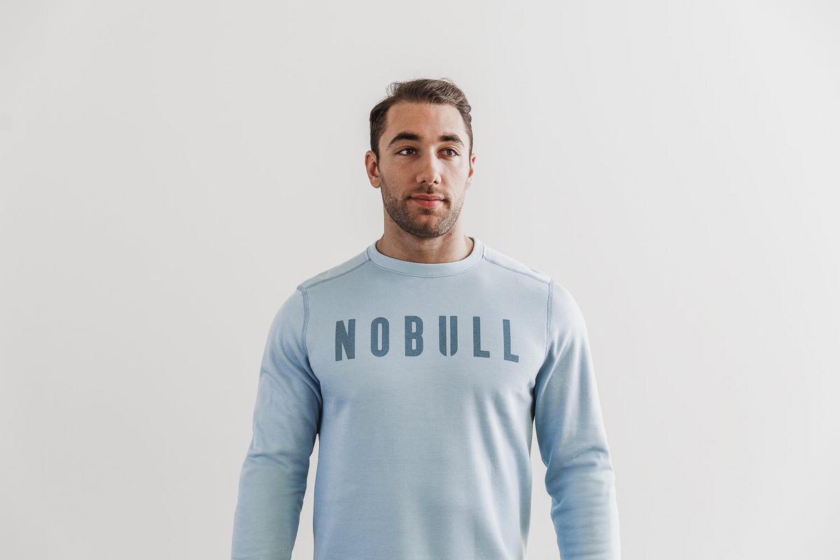 Nobull Crew Tröja Herr Blå | JM1073649