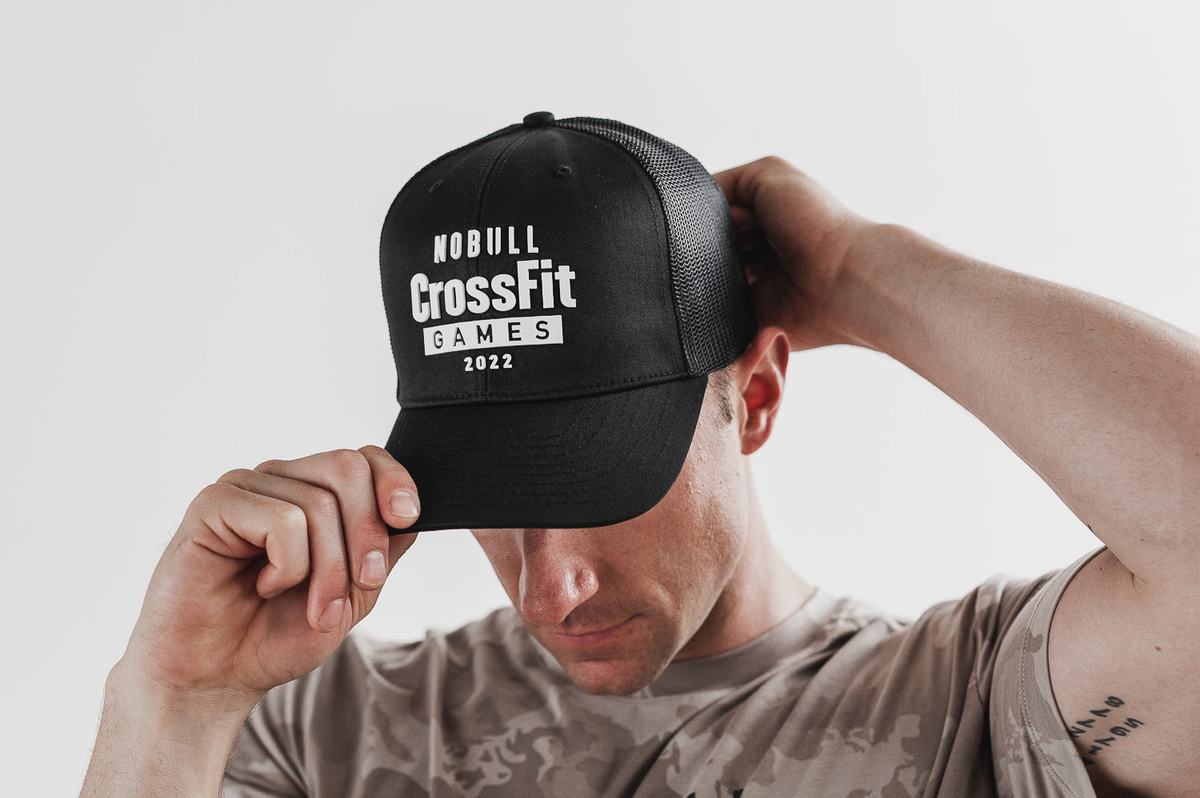 Nobull Crossfit Games® 2022 Curved-Brim Trucker Hatt Dam Svarta | DU0573149