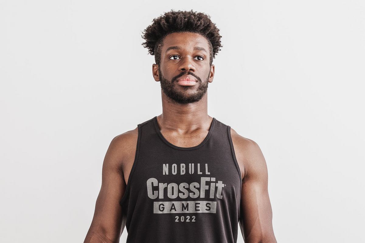 Nobull Crossfit Games® 2022 Tank Linne Herr Svarta | WI7651342