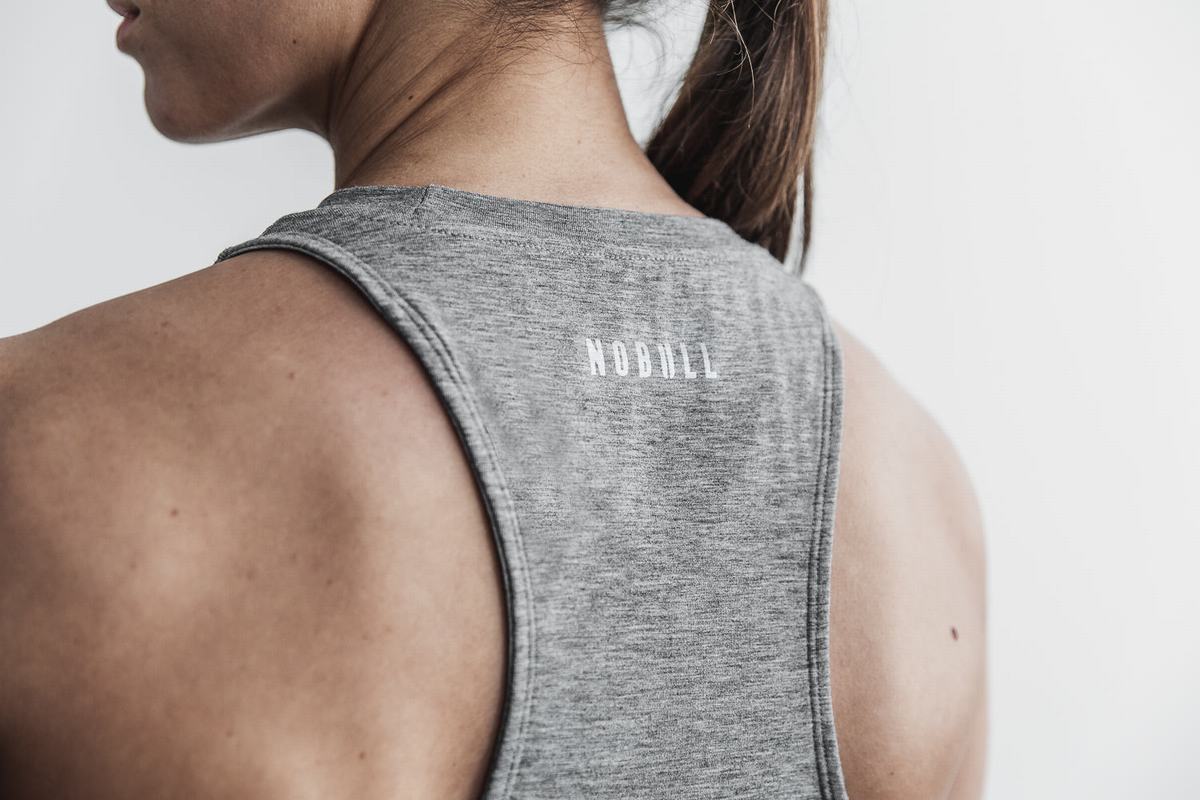 Nobull Crossfit® High-Neck Tank Linne Dam Grå | CB4526791