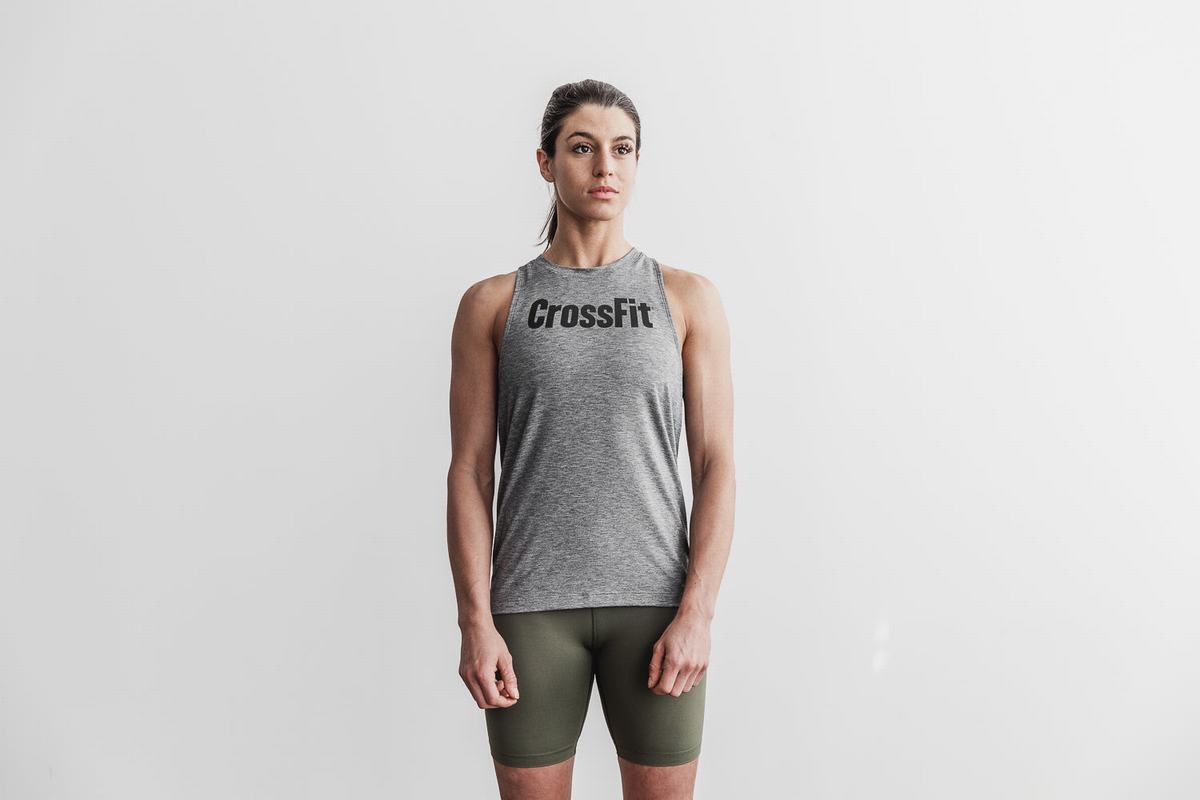 Nobull Crossfit® High-Neck Tank Linne Dam Grå | CB4526791