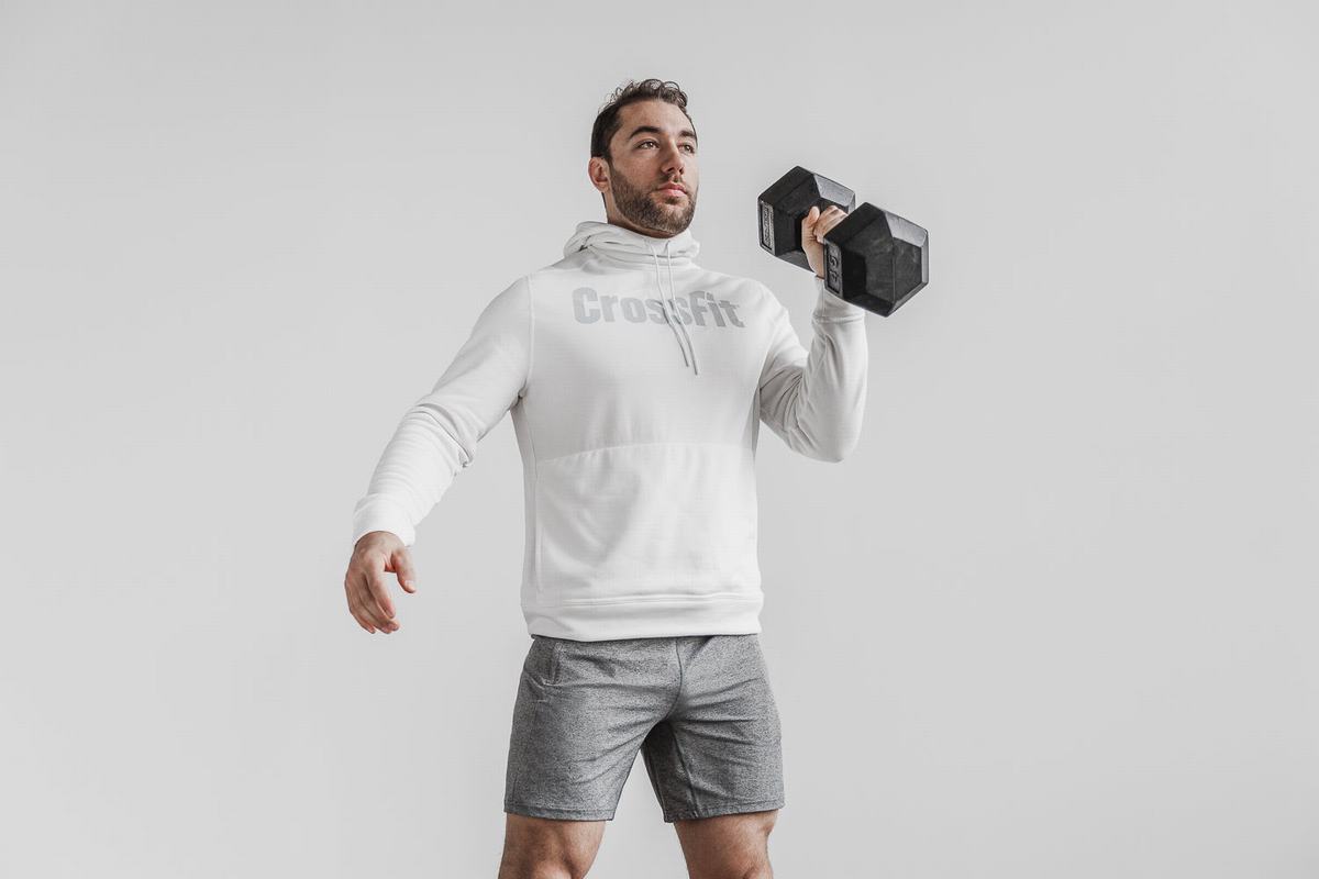 Nobull Crossfit® Huvtröja Herr Vita | MP9036274