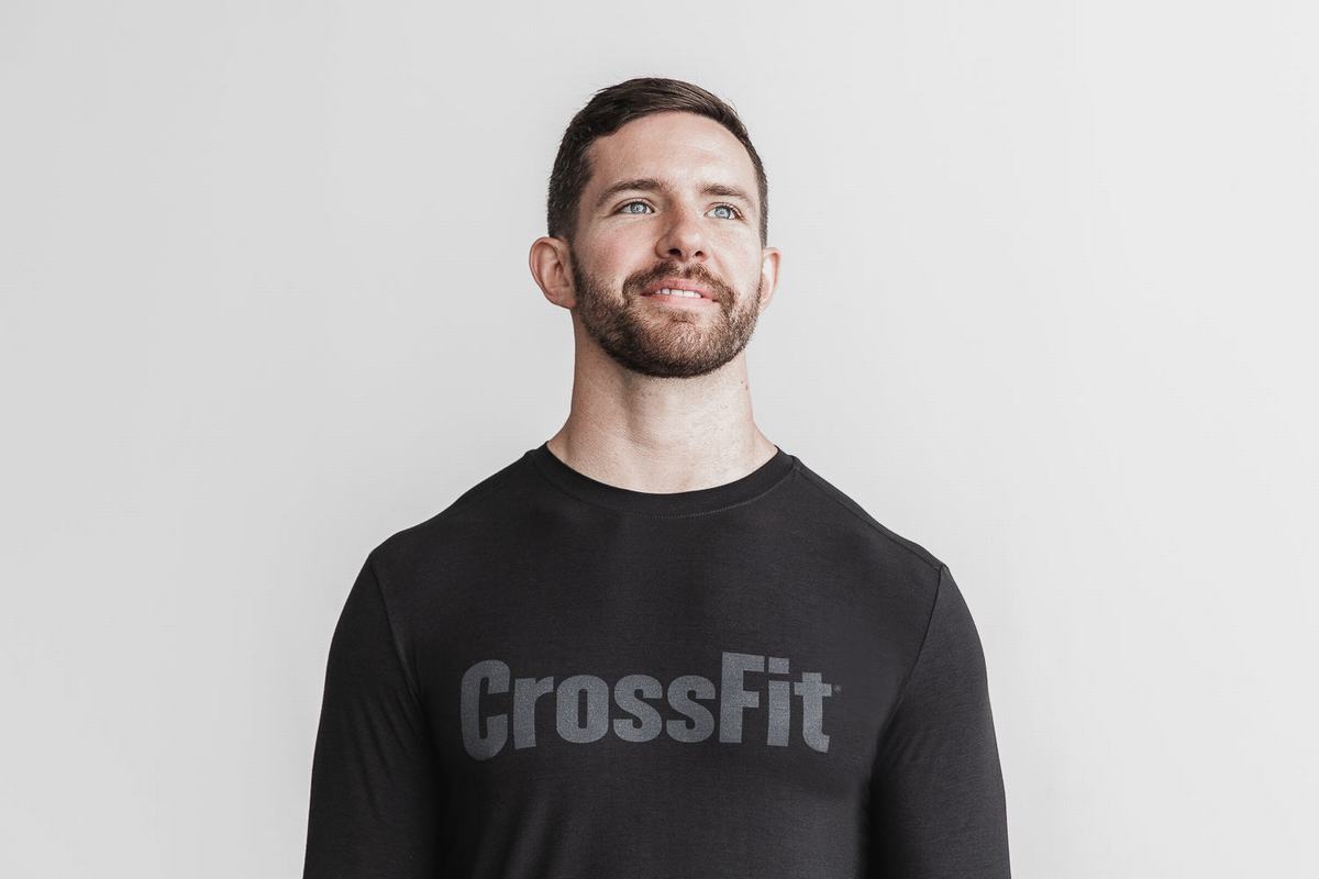 Nobull Crossfit® Långärmad T-Shirt Herr Svarta | ZA9235084