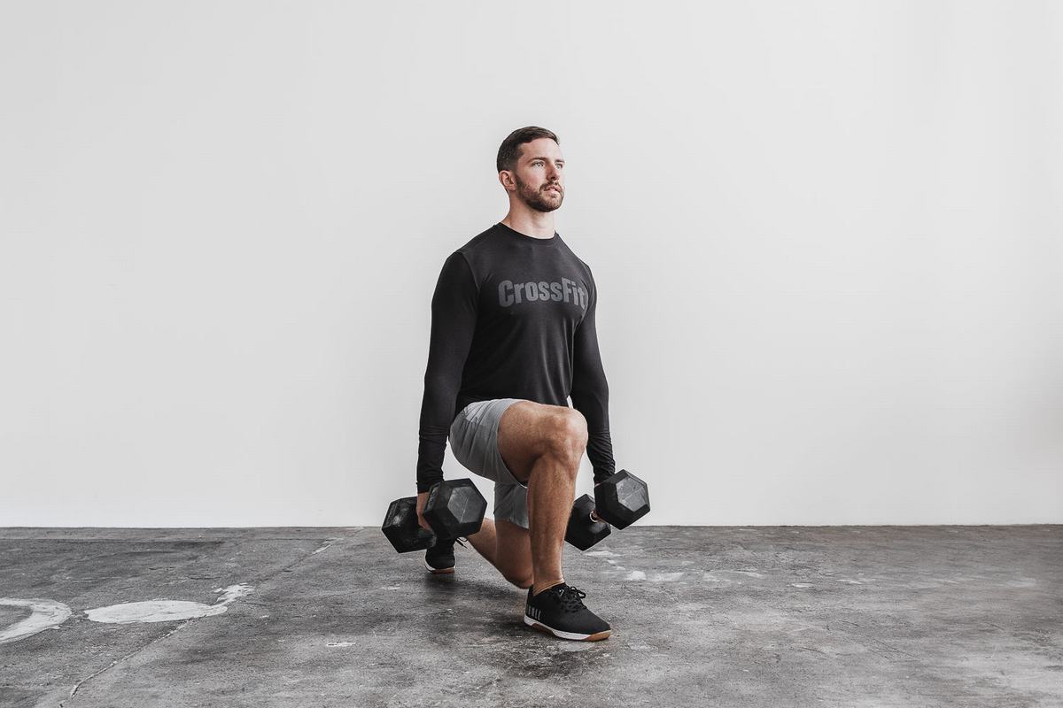 Nobull Crossfit® Långärmad T-Shirt Herr Svarta | ZA9235084