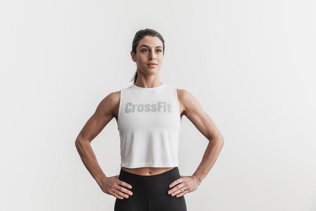 Nobull Crossfit® Muscle Tank Linne Dam Vita | GA2936045