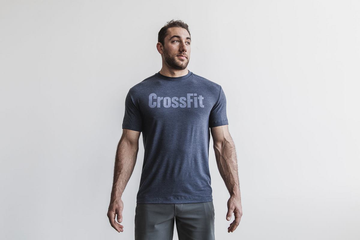 Nobull Crossfit® T-Shirt Herr Marinblå | UX2475183