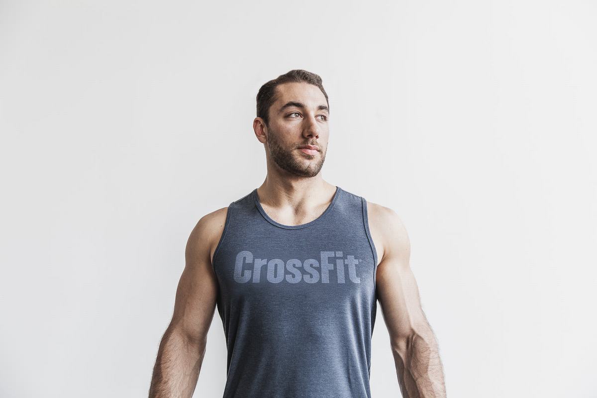 Nobull Crossfit® Tank Linne Herr Marinblå | EK1204698