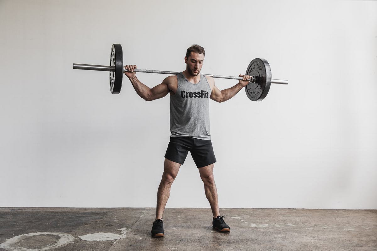 Nobull Crossfit® Tank Träningslinne Herr Grå | CT2459608