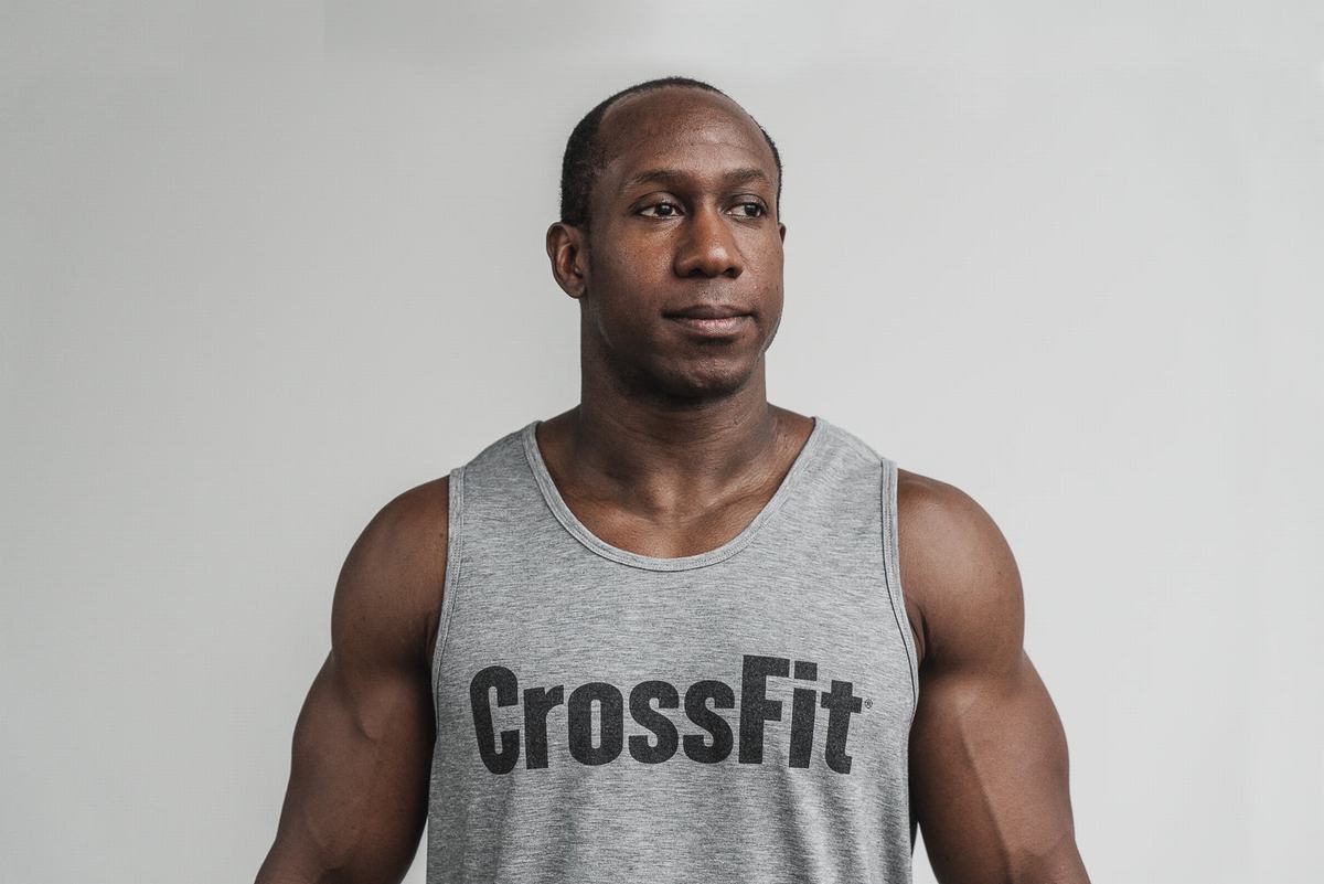 Nobull Crossfit® Tank Träningslinne Herr Grå | CT2459608