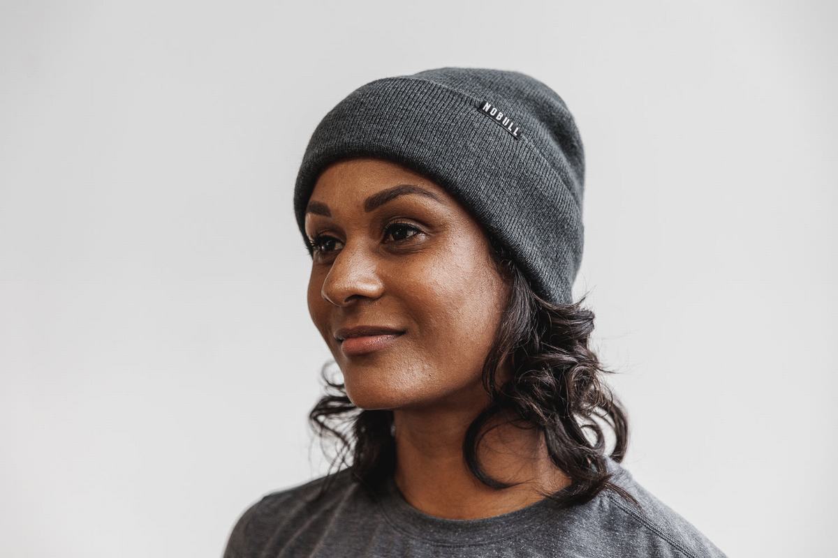 Nobull Cuffed Beanie Mössa Dam Mörkgrå | SO7238106