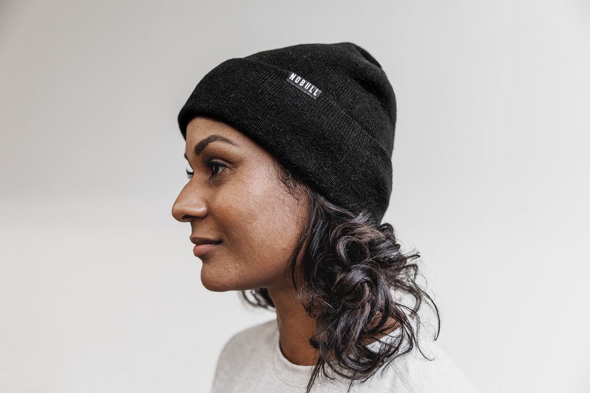 Nobull Cuffed Beanie Mössa Dam Svarta | GT3905427