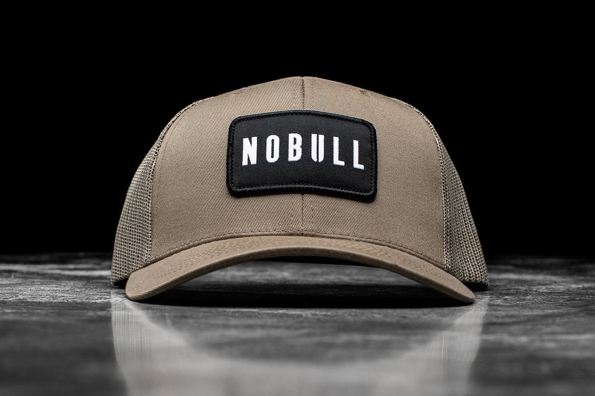 Nobull Curved-Brim Trucker Hatt Dam Ljusbruna | IU5863024