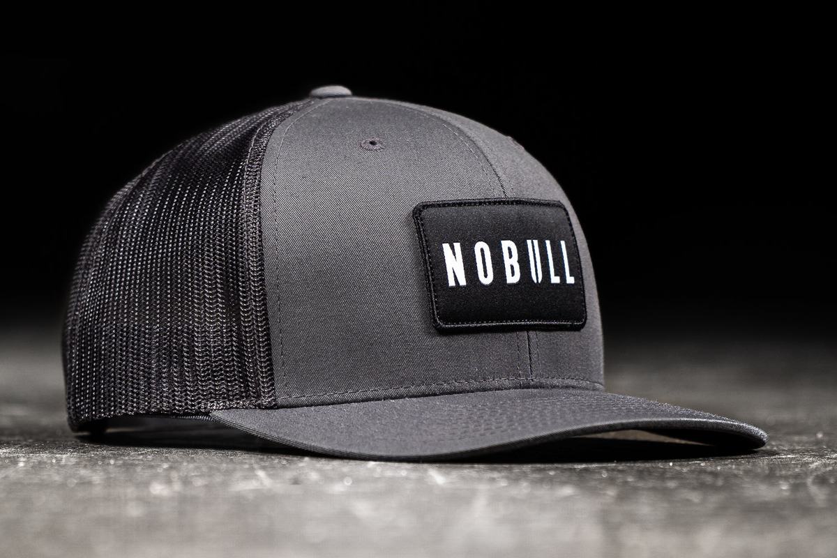 Nobull Curved-Brim Trucker Hatt Dam Mörkgrå Svarta | BR5326408