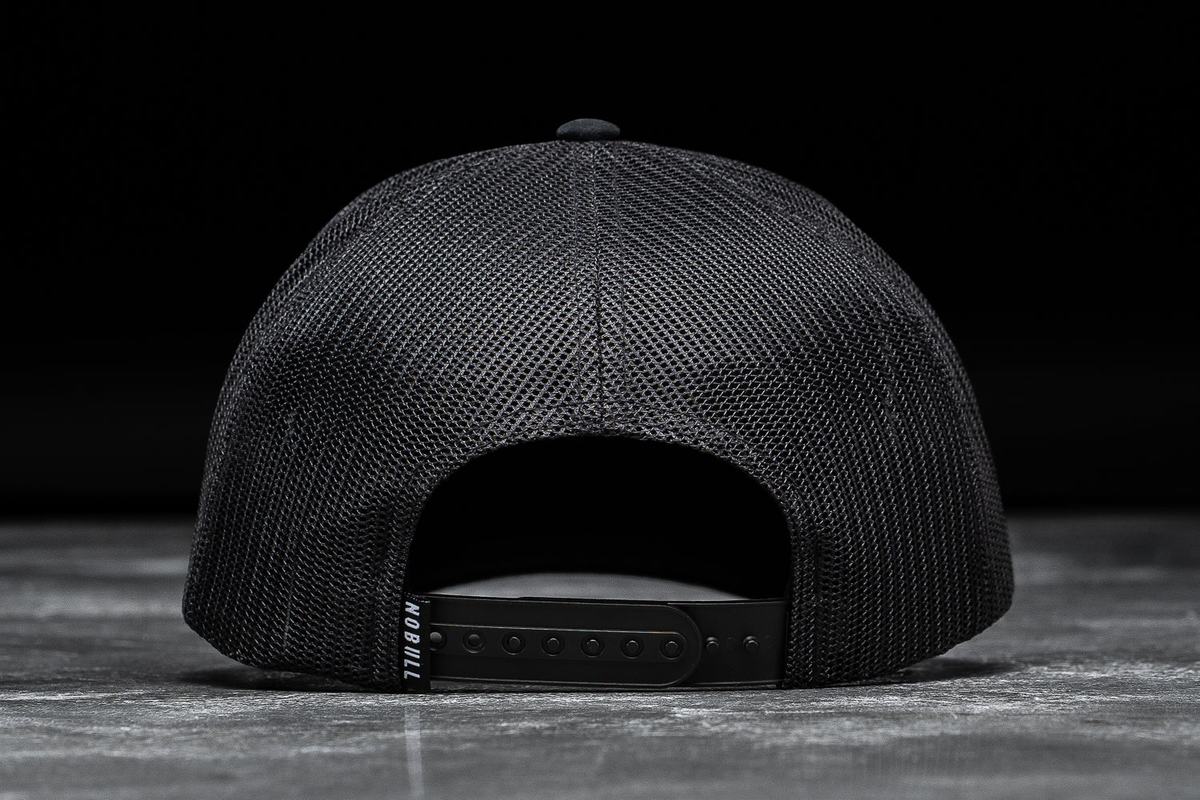 Nobull Curved-Brim Trucker Hatt Dam Svarta | DB7509814