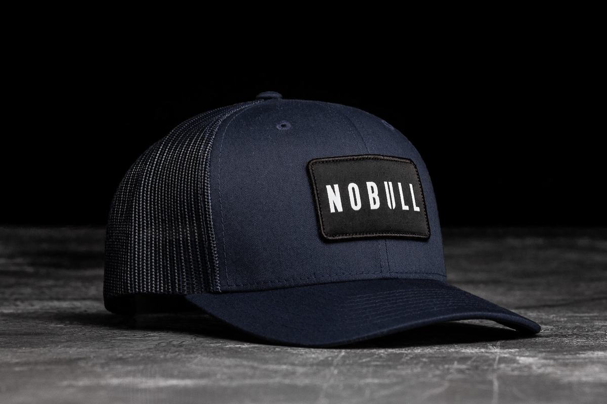 Nobull Curved-Brim Trucker Hatt Herr Marinblå | CG8953067