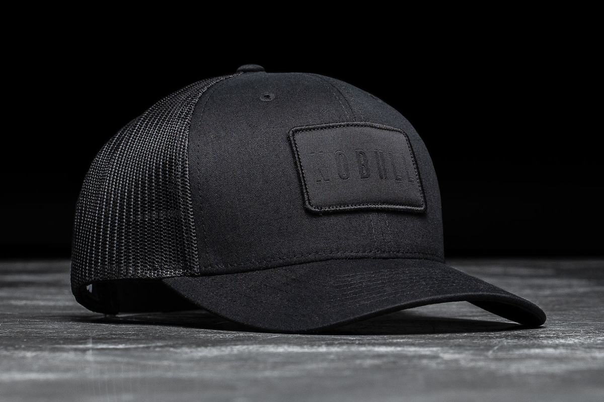 Nobull Curved-Brim Trucker Hatt Herr Svarta | JN9147325